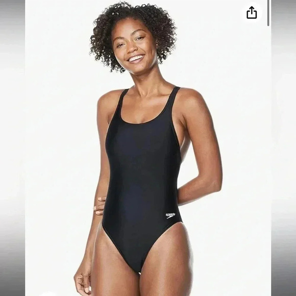 Speedo swimsuit size 34. Great condition. Racing/Swimteam suit! Black. - Picture 1 of 11